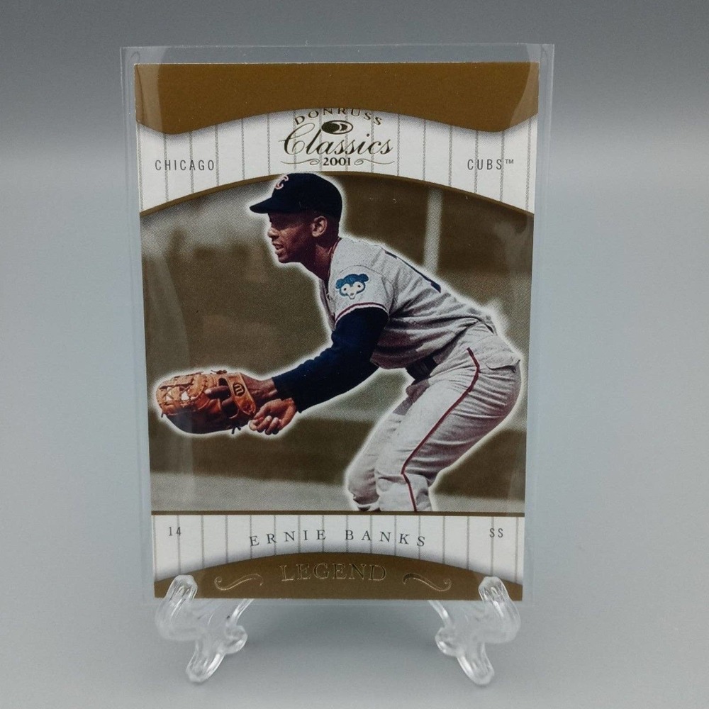 Ernie Banks Chicago Cubs Legend Donnruss 1319/1755 Baseball Card